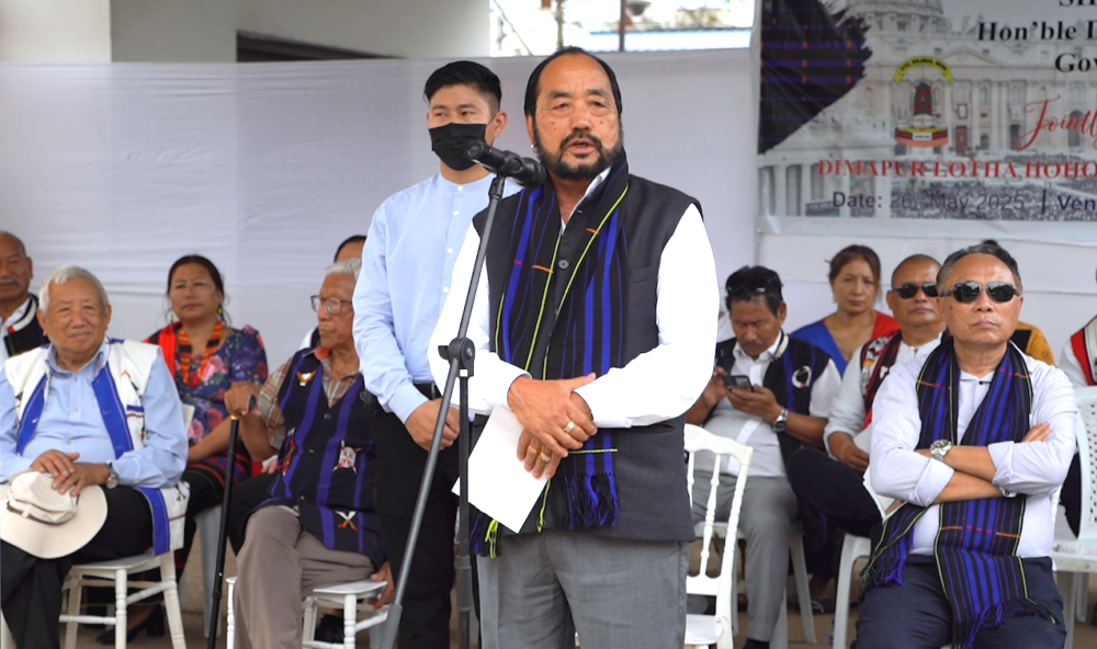 Deputy CM Yanthungo Patton shares Vatican experience in Dimapur